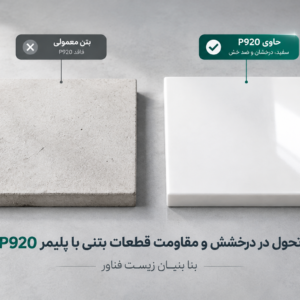 پلیمر سفید کننده بتن
